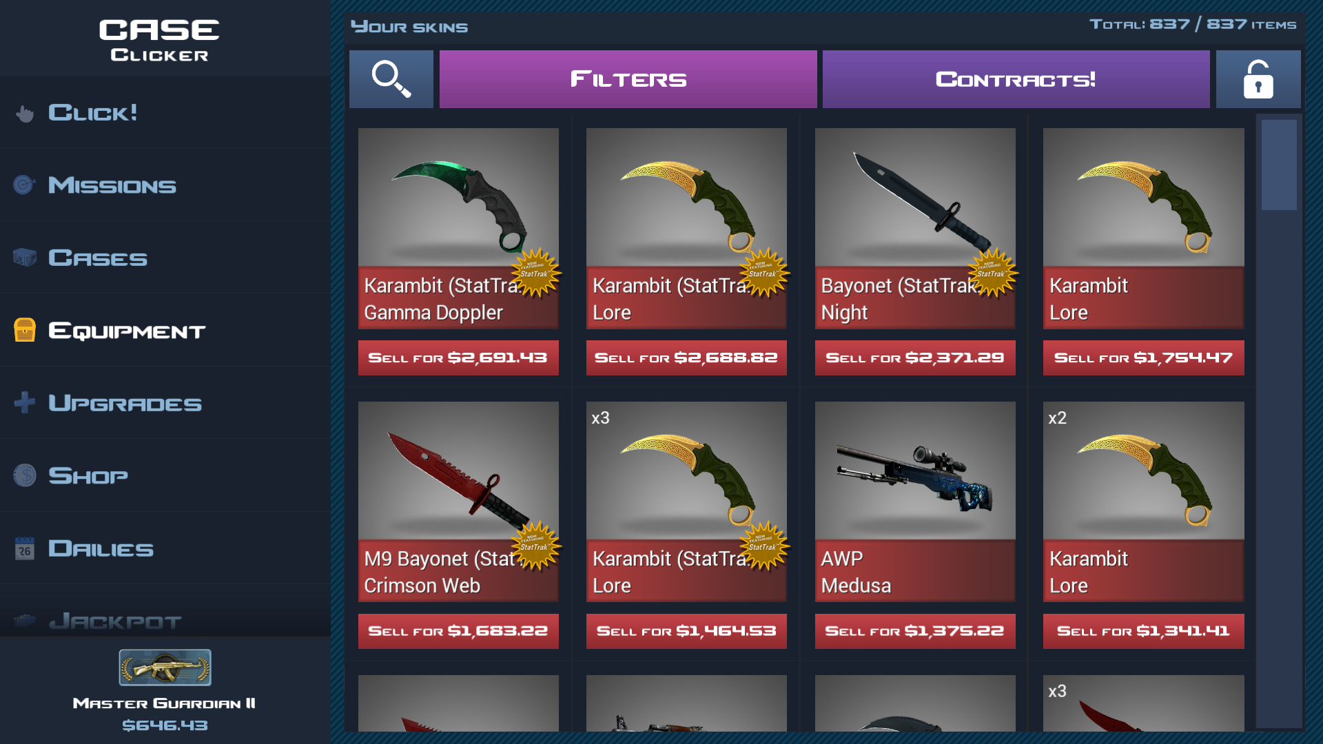 [DIY Hack] Case Clicker (Unlimited Cases) (Unlimited Coins) (Item